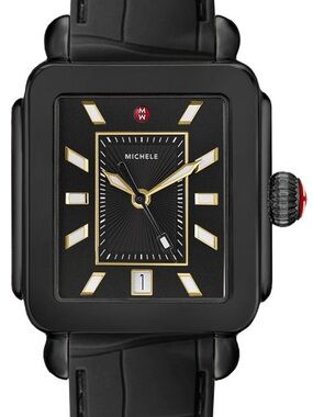 Michele Deco Sport Blackout Black Steel Women’s Watch